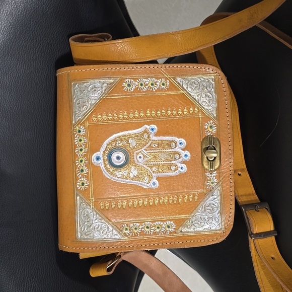 None Handbags - Evil eye 👁️ Vintage Leather crossbody bag
